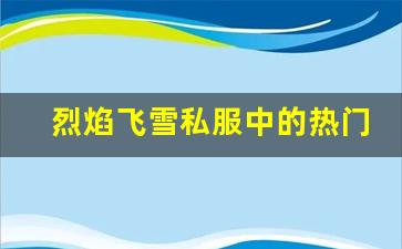 烈焰飞雪私服中的热门装备与打造攻略